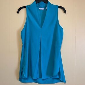 New York & Company Pre-owned Turquoise Top XS